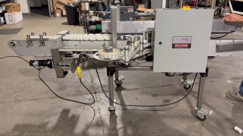 In-Line Packaging Model Paradigm 700 Front & Back Pressure Sensitive Labeler