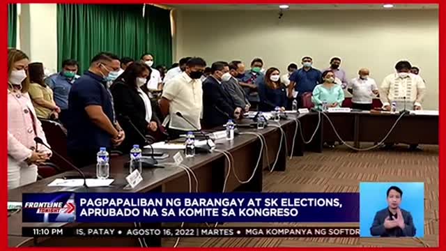 Pagpapaliban sa barangayat SK elections, aprubadona sa komite sa Kamara