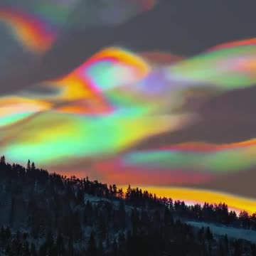 Polar stratospheric clouds over northern Norway