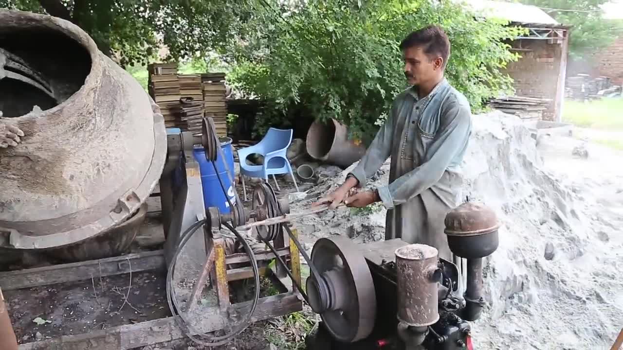 how to make Clade Stone Concrete Blocks | tiles for garage