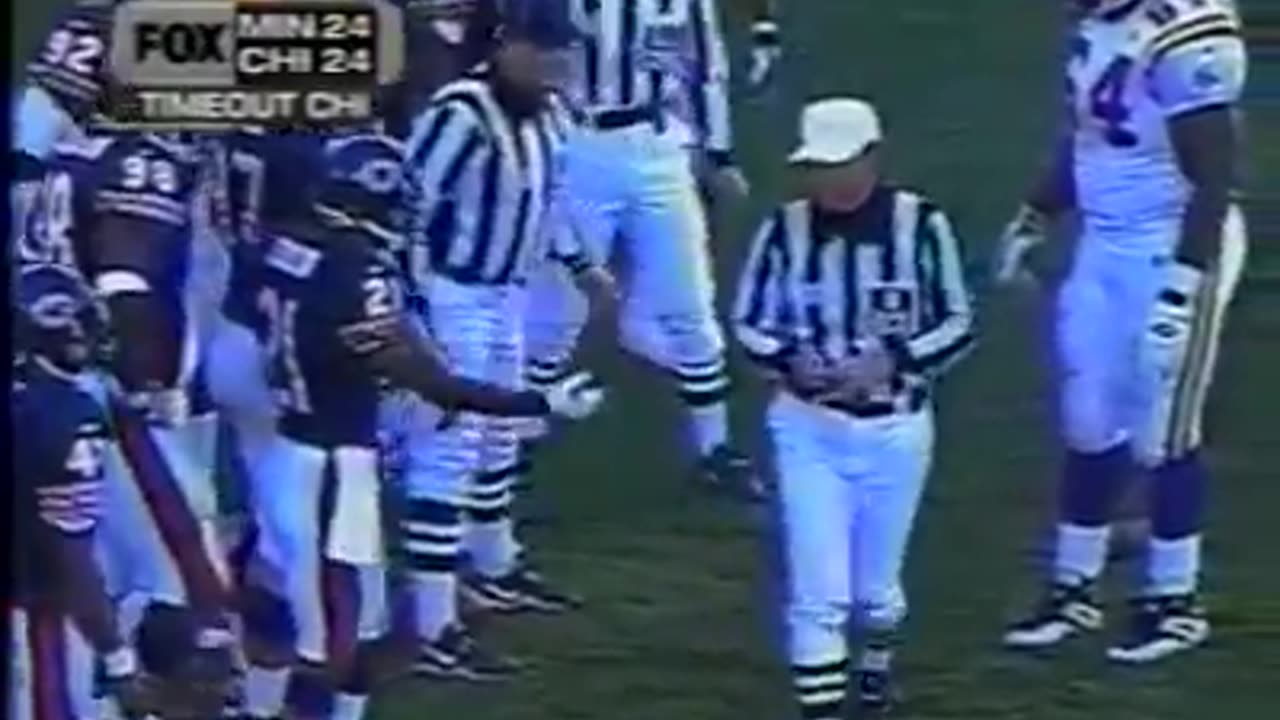 1999-11-14 Minnesota Vikings vs Chicago Bears