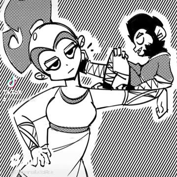 Multiple Artists Draw Jane and Akira the #Monke