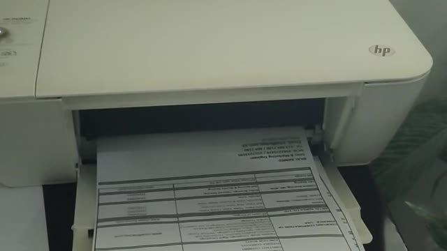 The office printer dropping a beat while doing the job