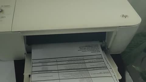 The office printer dropping a beat while doing the job