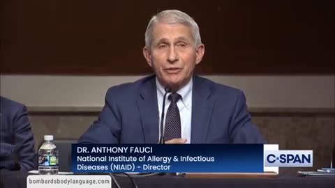 Body Language - Dr. Rand Paul Vs Dr. Anthony Fauci, gain of functions research