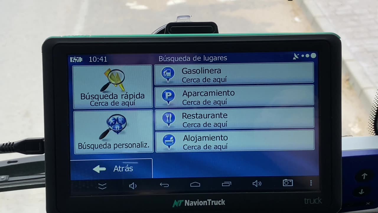 Busquedas de destinos en NavionTruck