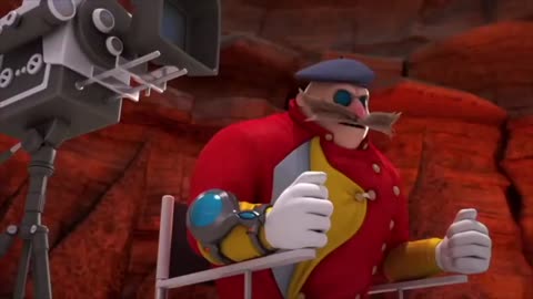Eggman Blows Up Knuckles but it's Perfectly Cut