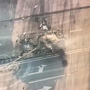 Russian Soldier takes Direct Hit With Artillery Shell