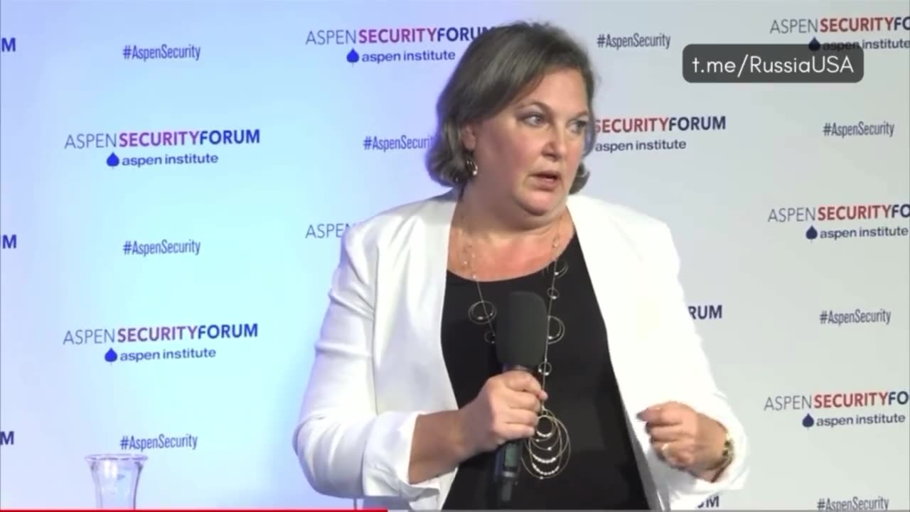 War Pig Victoria Nuland at the Aspen Security Forum / Aspen Insitute