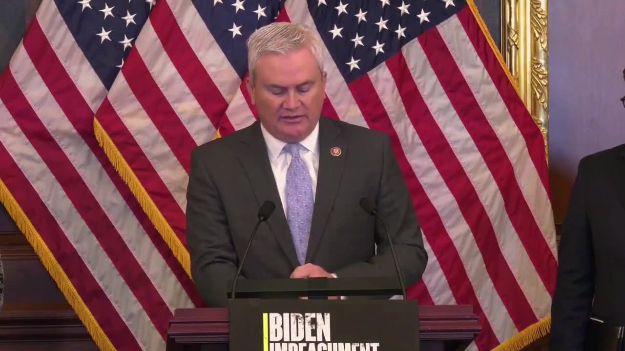 Rep Comer on Biden's corruption.