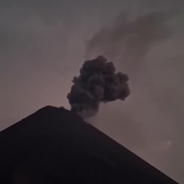 Insane Video: Lightning Bolt Hits Volcanic Eruption
