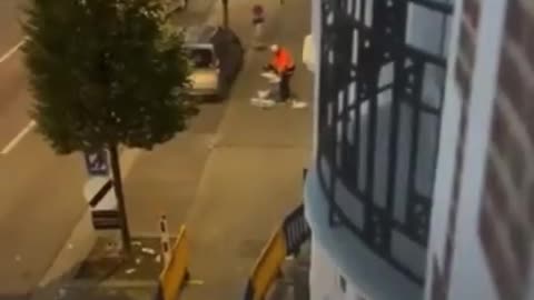 Muslim terrorist in Brussels today