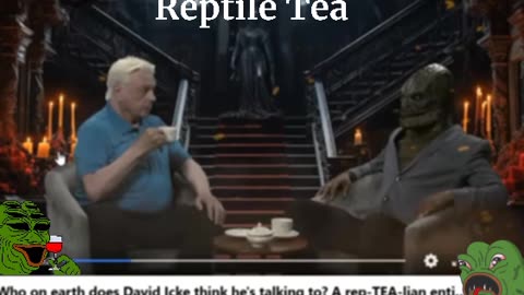 DAVID ICKE HAS TEA LIVE WITH AN ALIEN REPTILE!