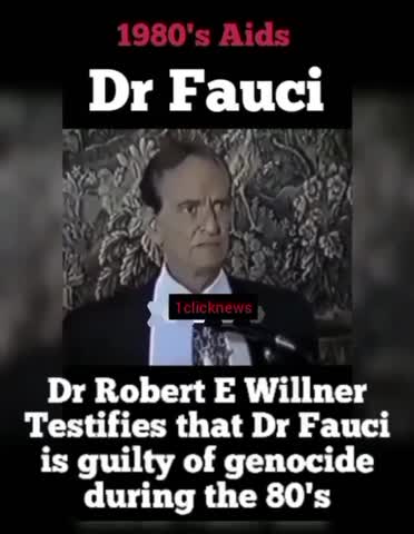 Dr Robert E Willner Testifies 😮Dr Fauci Is Guilty Of Genocide ☠️Again