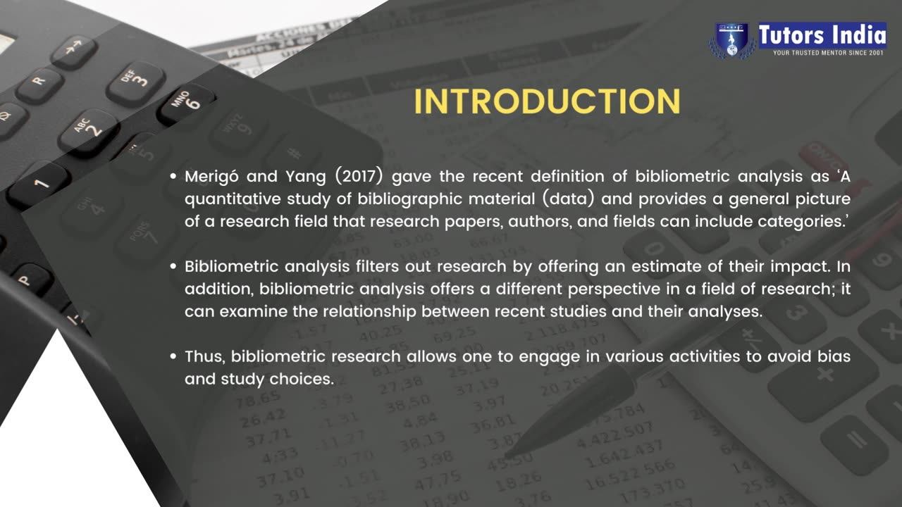 How to conduct a bibliometric analysis?