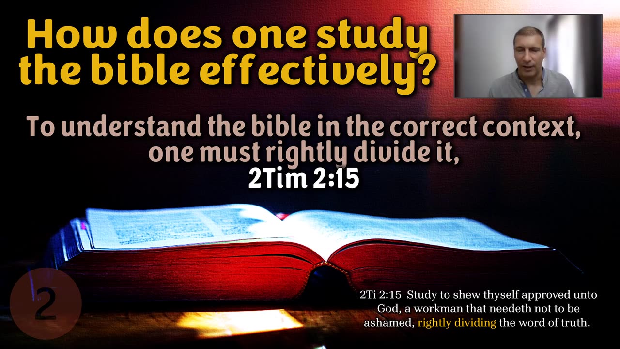 How does one study the bible effectively?