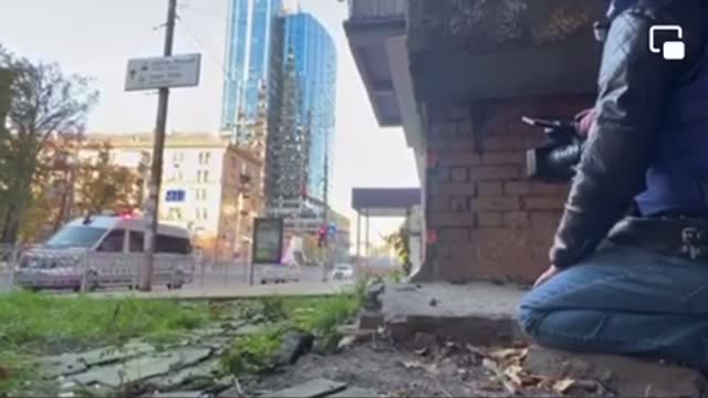 The Russian lunched multiple kamikaze drone attack on kyiv- 17/10/2022