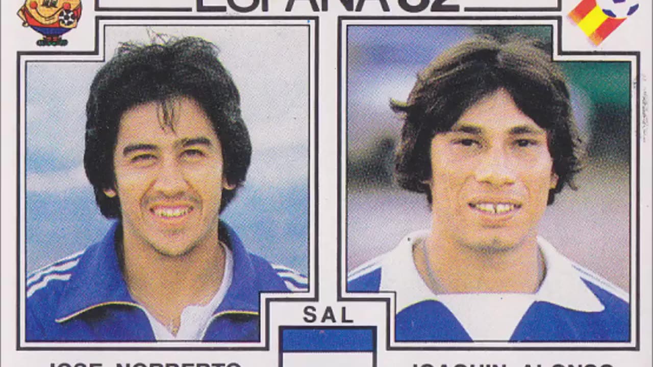 PANINI STICKERS EL SALVADOR TEAM WORLD CUP 1982