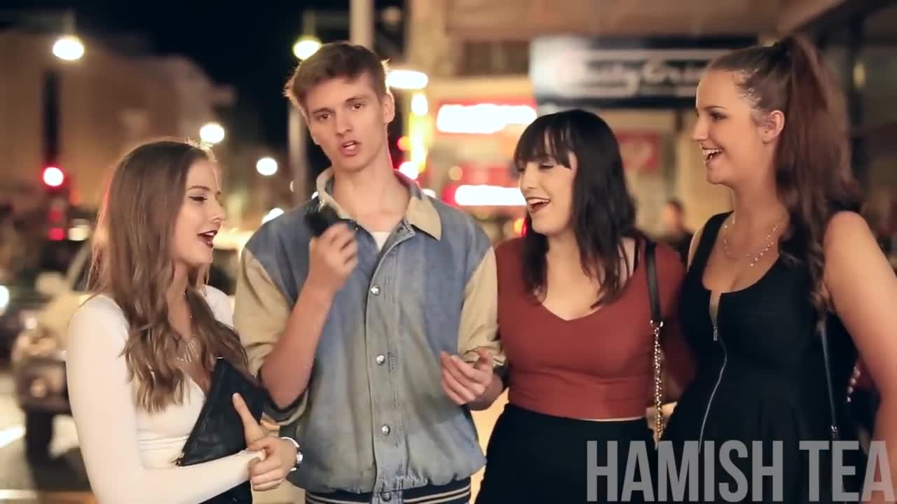 Australian girls on America! (Street Interviews)