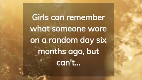 GIRL FACT