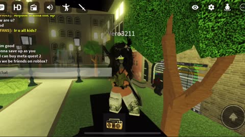 Playing roblox with everyone there for few days ago