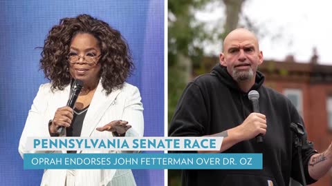 Oprah Endorses Dr. Oz's Opponent John Fetterman in Tight Pennsylvania Senate Race PEOPLE