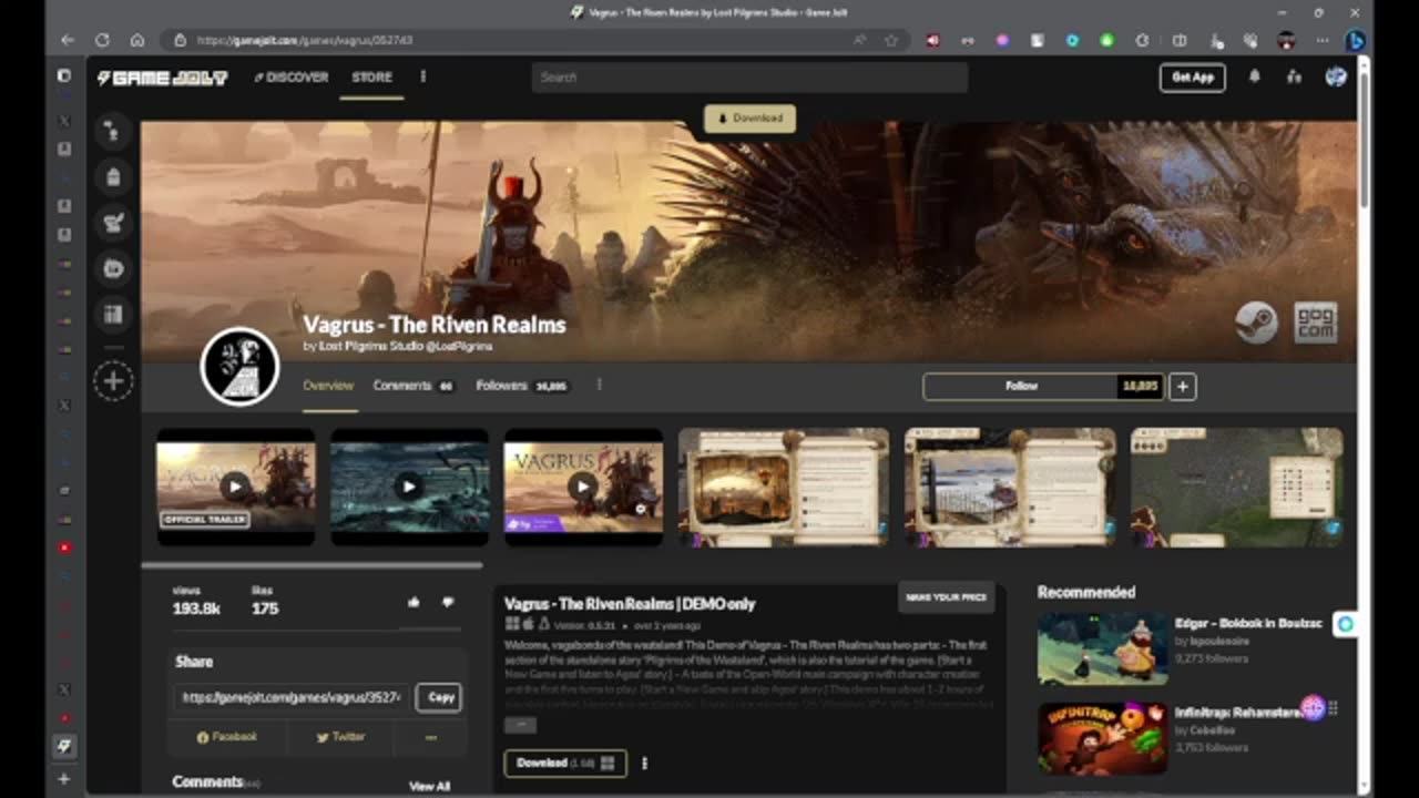 Chatting About Gamejolt.com (they didn't pay me for this)