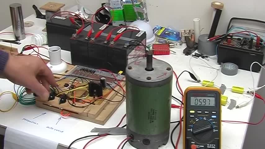 Ufopolitics Project Replication with DC brushed motor. by netica