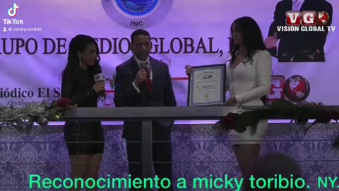 RECIBIMIENTO A MICKY TORIBIO POR SU TRAYECTORIA MUSICAL EN LA CIUDAD DE NEW YORK