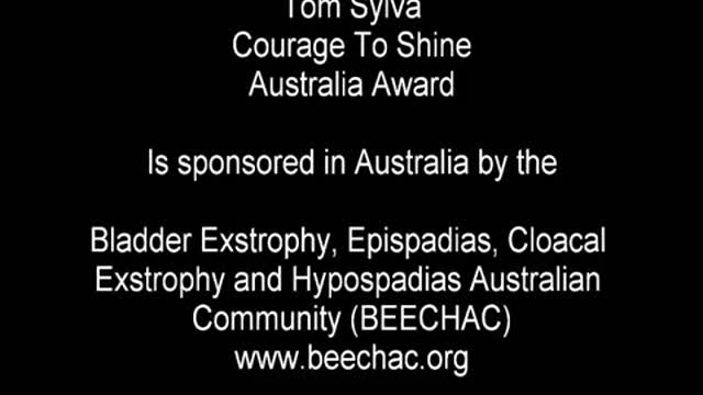 Tom Flood - Courage To Shine - Australia Presentation Video June 2010