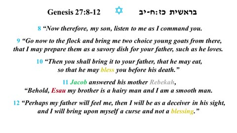 Jacob & Esau Part 1 יעקב ועשו