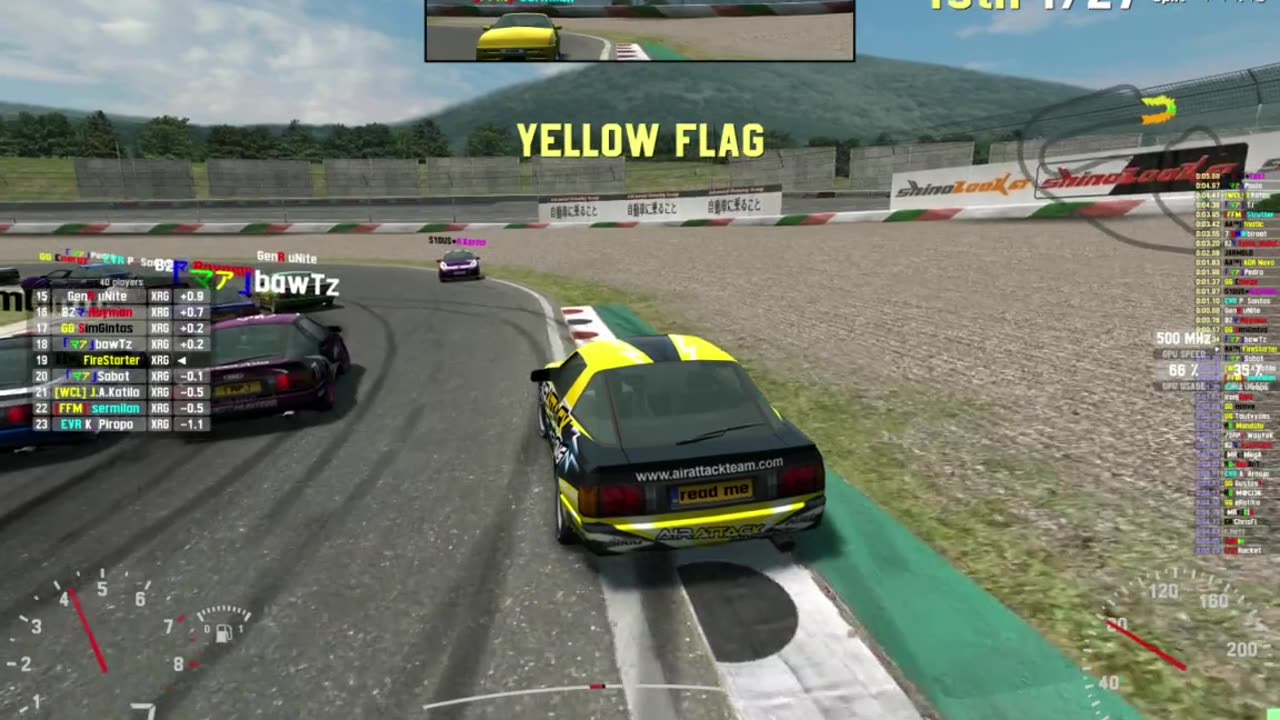 Live For Speed cold car heavy tyres