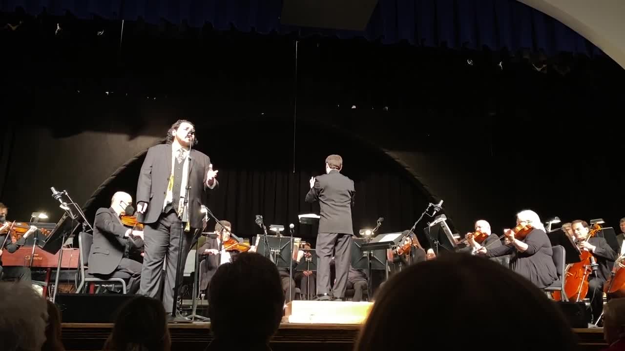 'AH, MES AMIS' SUNG BY ANGEL GOMEZ WITH THE OCEAN CITY POPS ORCHESTRA CONDUCTED BY VINCE LEE