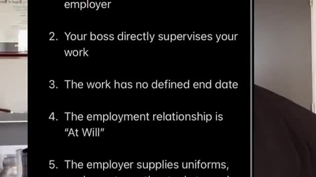 Why you are NOT a1099 "employee"