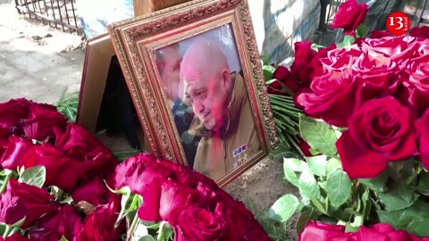 First shots of burial plot of Wagner boss Yevgeny Prigozhin in St. Petersburg