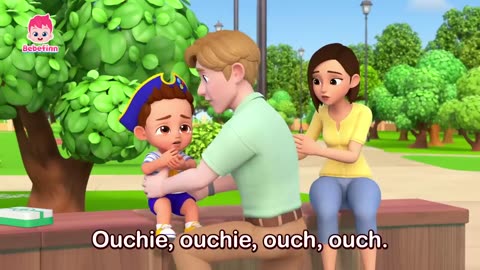 Ouch! Bebefinn Got A Boo Boo! _ Boo Boo Song In The Park _ Fun Nursery Rhymes for Kids