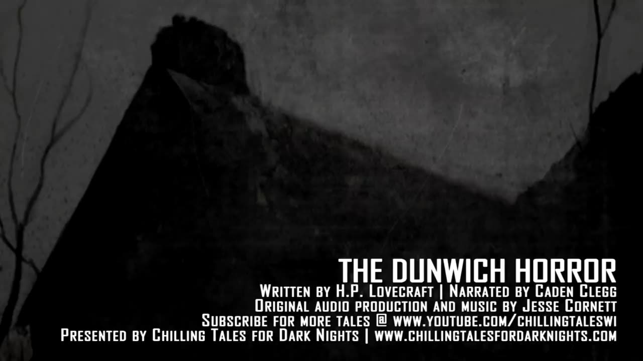 "The Dunwich Horror" H.P. Lovecraft classic horror audiobook