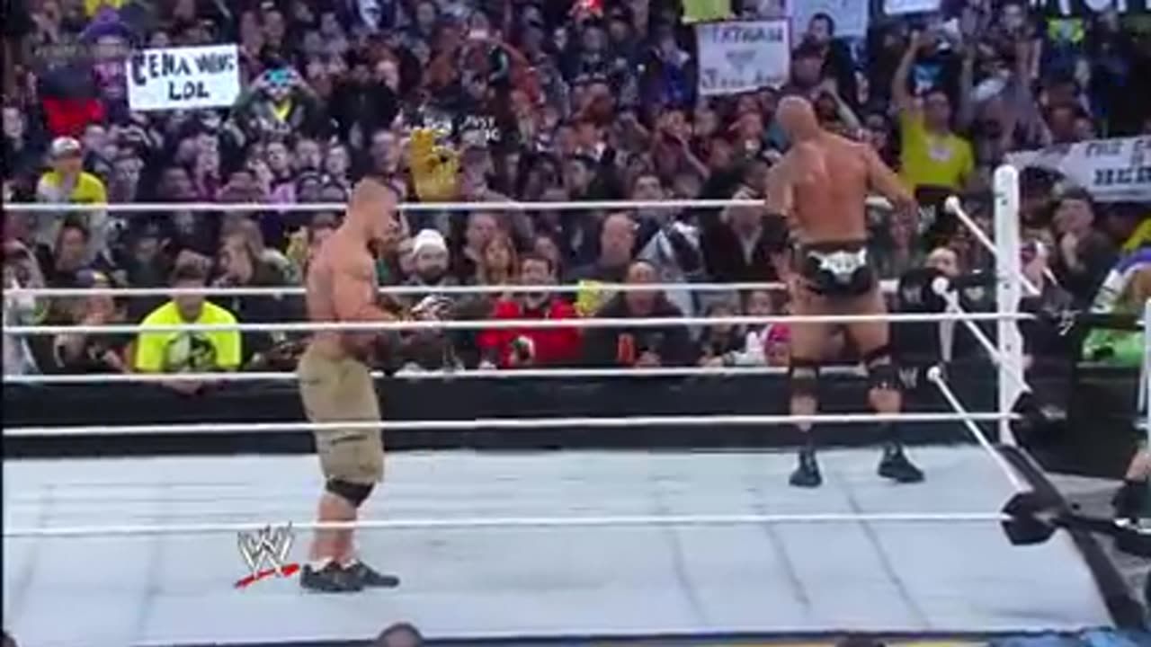 The Rock vs John cena