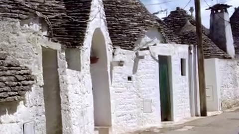 The Cone-Shaped Houses of Alberobello, Italy