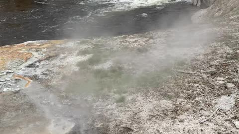 Yellowstone hot springs