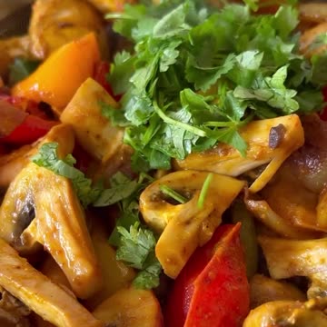 "Delectable Delights: Exploring the Savory Fusion of Mushroom-Capsicum with Lachha Paratha"