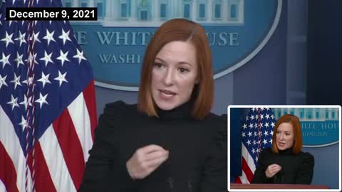 Jen Psaki explains Biden's accommodation for China's Beijing Olympics * Dec. 9, 2021