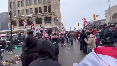 Freedom Convoy - We see no hate here in Ottawa, only love