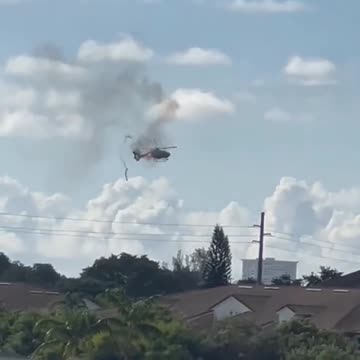 Broward Sheriff’s Office Fire Rescue helicopter crashes in Pompano Beach, FL