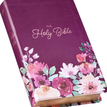 King James Version Holy Bible, Giant Print Standard Size Faux Leather Red Letter Edition