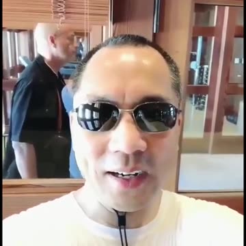 20170622文贵先生视频：昨天我开会时两个77岁加拿大人因长期健身．从开始到结束都精神饱满．口．脑．清楚！从香港．澳洲来的几个年轻人．会开到半场就．萎靡不振了！