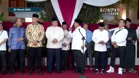 Viral!!Prabowo Gibran's first speech after being declared victorious by the KPU