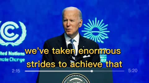 Biden was heckled by an officer 27 during his address.