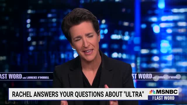 Rachel Maddow On How She Stumbled On Forgotten History Of 'Ultra'