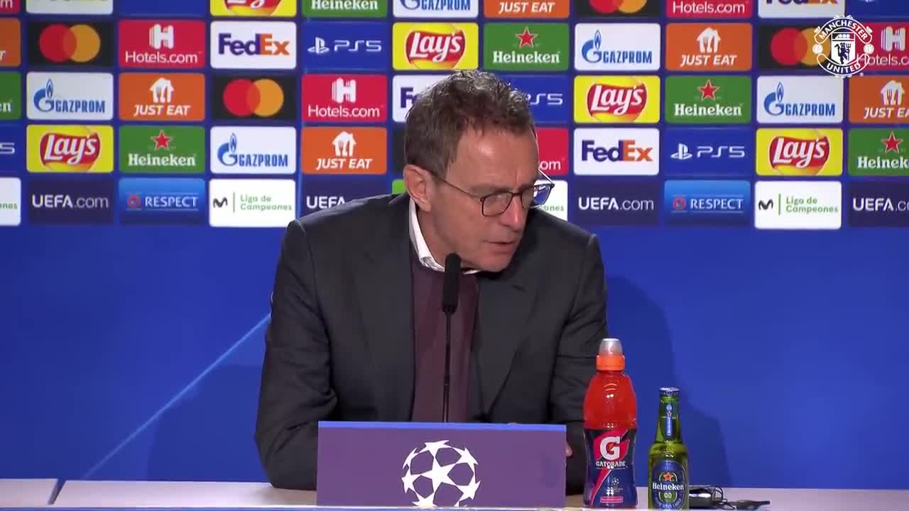 Ralf Rangnick | Atletico Madrid 1-1 Manchester United | Post Match Press Conference | UCL